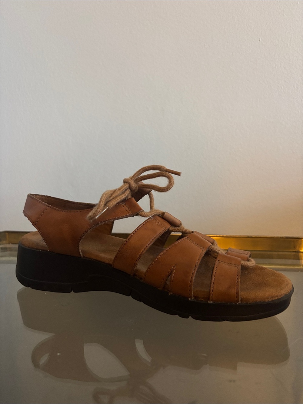🤎 leather dr. scholls sandal US7.5